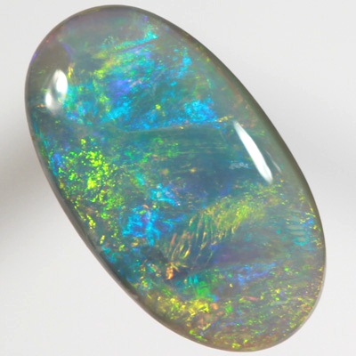SOLID SEMI BLACK OPAL Gold sparkles contrasted with cornflower blue SEE VIDEO